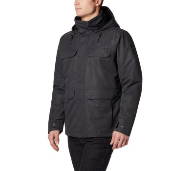 Columbia South Canyon Lined Insulated, Chamarras Grises Oscuro Para Hombre | 689132-AMZ